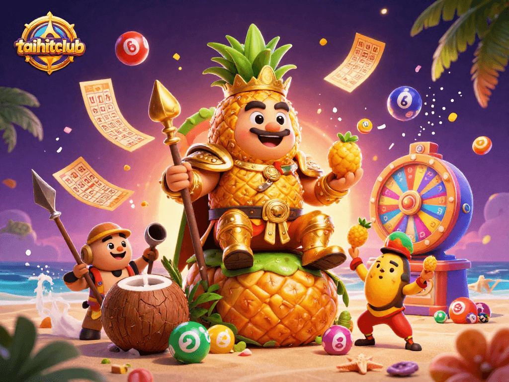 Join the excitement at taihitclub with a vibrant 3D casino illustration celebrating fun and winning moments.