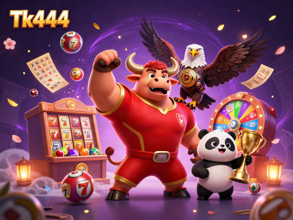 Experience excitement with Tk444 through dynamic slot games and engaging characters.