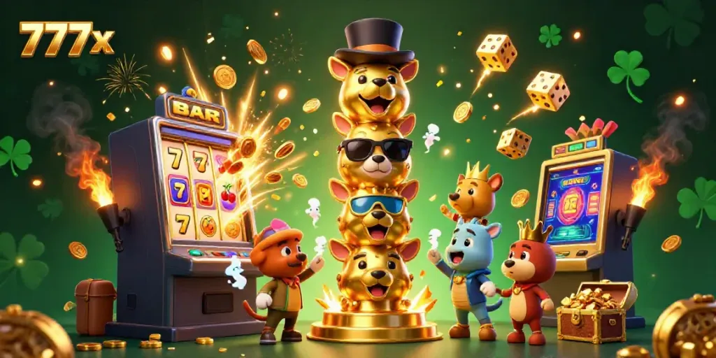 Experience the thrill of winning at 777x with dynamic casino games and vibrant visuals.