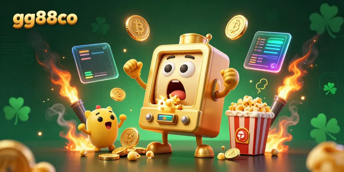 Experience the thrill of gg88co as a golden slot machine celebrates a jackpot.