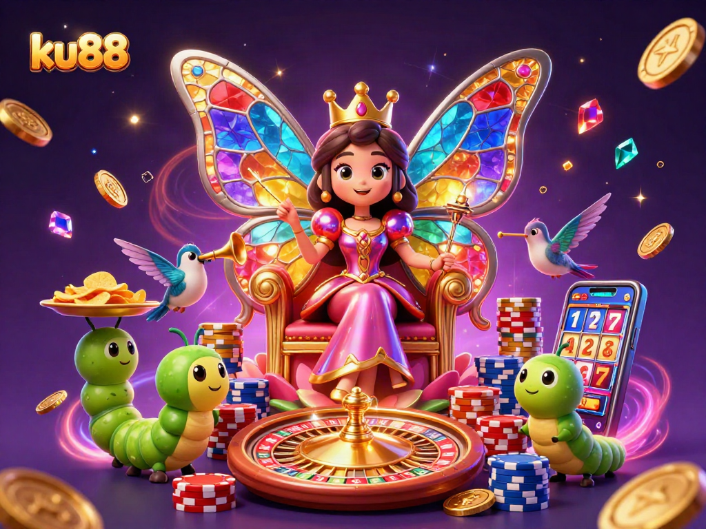 Win big with ku88 at this vibrant online casino featuring colorful gaming elements.