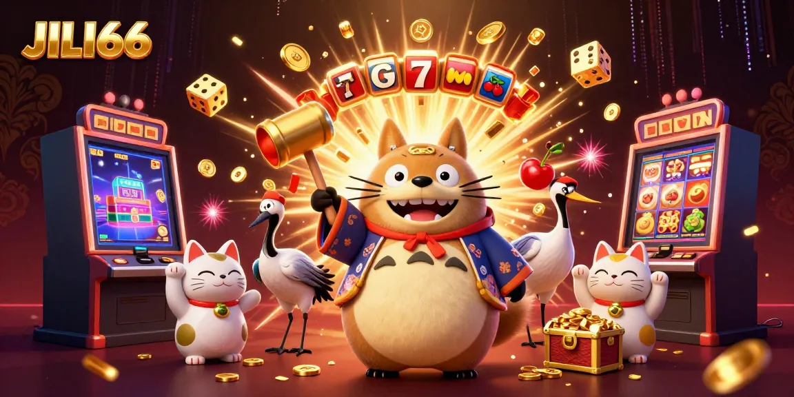 Experience the excitement of JILI66 with cheerful characters, dynamic slots, and dazzling casino elements.