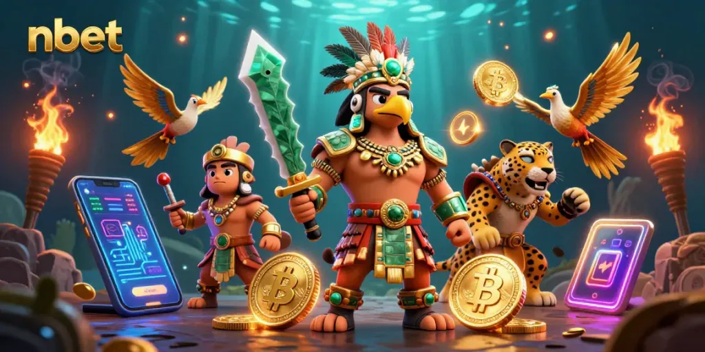 Engage with exciting nbet strategies while exploring vibrant casino elements in a dynamic scene.
